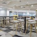 Vulcan Ai - Golden Agri Plaza [Kami Barstool - Wood & Customised laminated tabletop + Cosson Table Base]